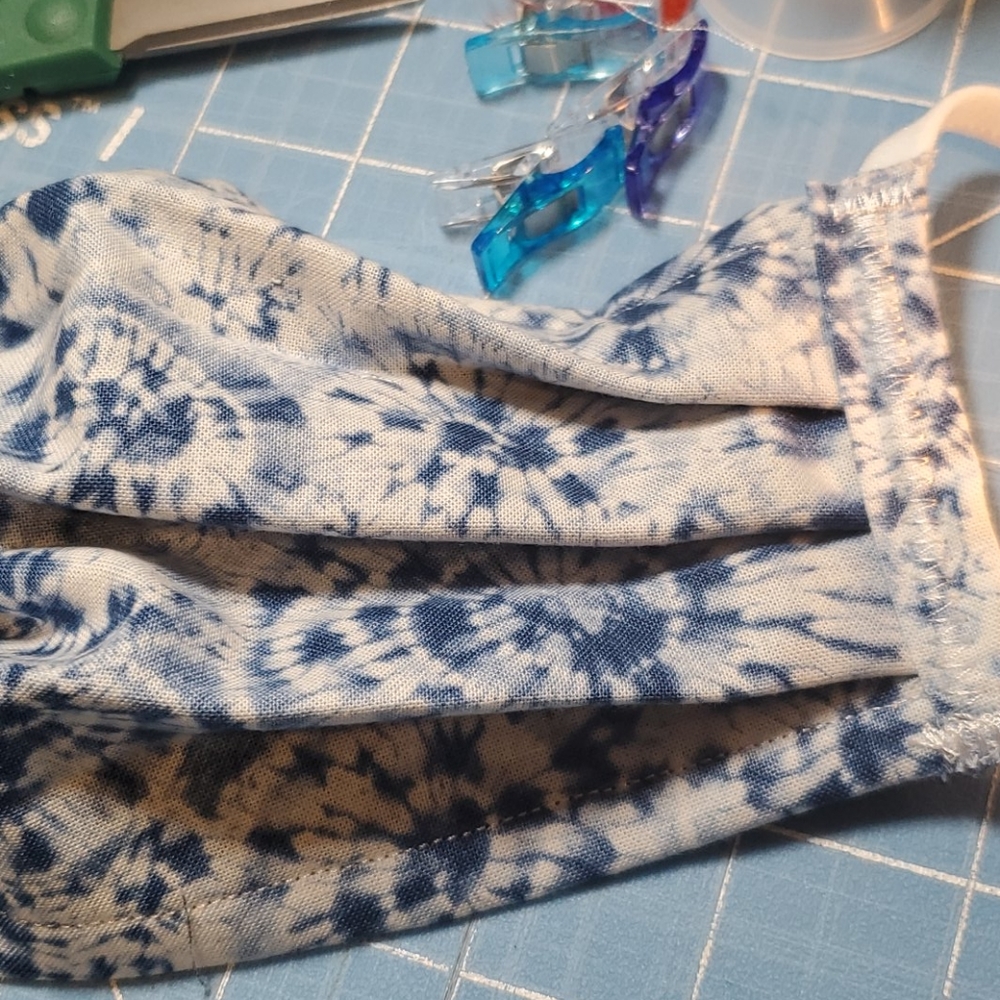 Blue Tie Dyed | Last One High Quality Face Mask ๐ - Picture 2 of 5